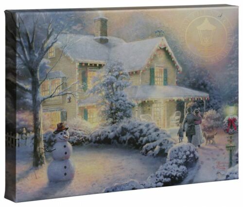 Thomas Kinkade Studios Heart Of Christmas 10″ x 14″ Gallery Wrapped Canvas - Picture 1 of 2