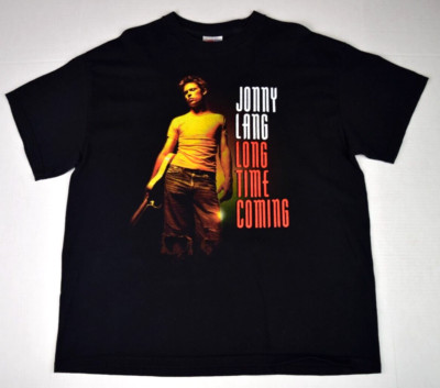 Vintage Band T-Shirt Jonny Lang Size M/L 90s Long Time Coming Tour Shirt c.1998