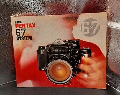 Vintage Asahi Pentax 6x7 System Camera Photography Booklet Vintage Asahi Pentax 6x7 System Camera Photography Booklet