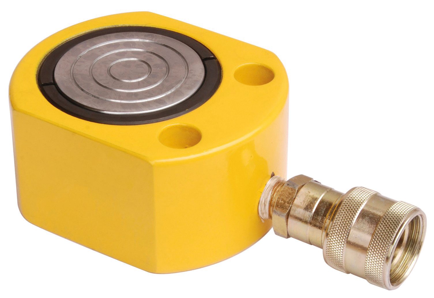 100 tonne 16mm Stroke Hydraulic Lifting  Low Profile Pad Jack Ram Cylinder