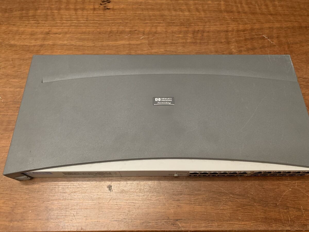 HP ProCurve 10/100 Hub 24 (J3295A) 24 Port - Network Switch HP ProCurve 10/100 Hub 24 (J3295A) 24 Port - Network Switch