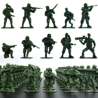 Alasum 100 Stück Piraten-Soldaten-Spielzeug | Mini-Figuren Für Sandtisch, Rollenspiele | Robust, Farblich Sortiert