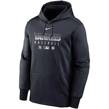 AUTHENTIC NIKE NEW YORK YANKEES THERMA STYLE DRY HOODIE NKXB-4FA