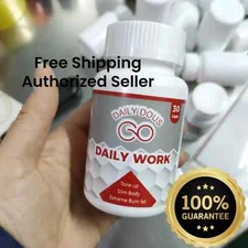 Daily Work Pills Brand New and Sealed by Daily Dous / Skinny 365 USA Free Ship.