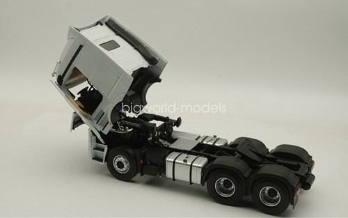 1/24 Scale Mercedes Benz Actros Truck Tractor White Diecast Model Toy Collection - Picture 5 of 7