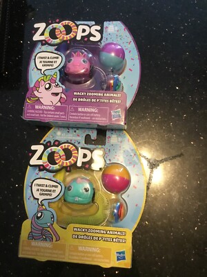 Lot of 2 - Zoops Snake & Unicorn  Zooming Animals Twisting & climb  New