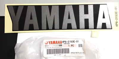Yamaha YZF-R6 Emblem Black Metallic NOS 4P6-2153E-01 (L-6447) | eBay