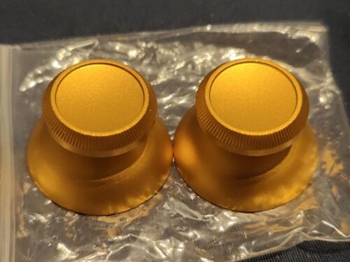 Xbox 360 Gold Colored Aluminum Thumbsticks - Picture 1 of 3