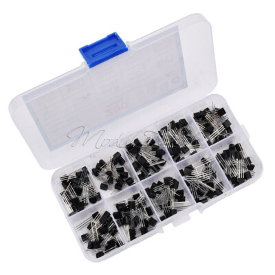 200PCS TO -92 Electronic Transistor Kit with Box PNP/NPN 10 Kind BC327-BC558