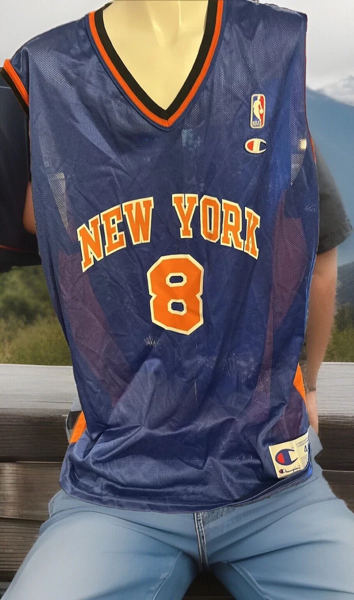 NBA チャンピオン ニューヨーク ニックス スプリューウェル ユニフォーム VINTAGE NEW YORK KNICKS LATRELL SPREWELL #8 CHAMPION JERSEY ADULT
