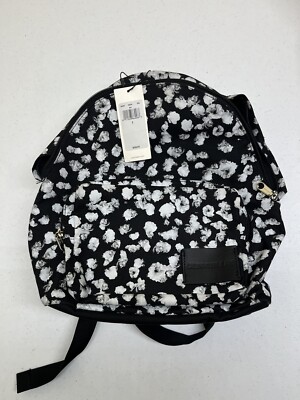 Calvin Klein black backpack with flowers ? good condition. Y15228s.jpg main image 4