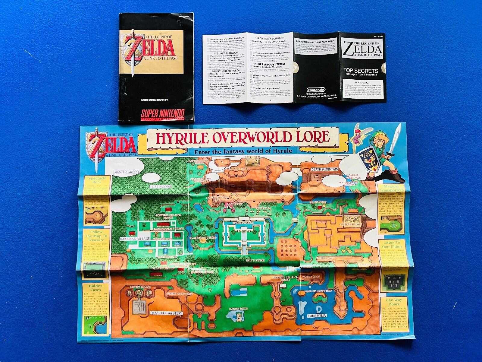 Legend of Zelda - A Link to the Past player's handbook : r/snes