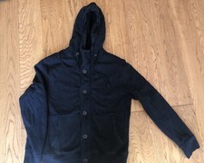 Polo Ralph Lauren Men's Black Full Zipper Hoodie Sweatshirt Jacket Medium
