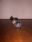 VINTAGE ITALIAN MURANO CRYSTAL GLASS CAT FIGURINE