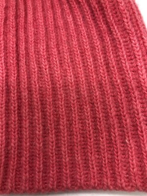 Bonnet ( genre béret) blanc-fait main -taille unique