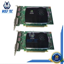 LOT 2 Dell NVIDIA Quadro FX 580 512MB GDDR3 DVI Dual DP Video Graphics R784K