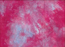 MULTICOLOR HAND-DYED FABRIC, 18.5 X 22 INCHES.