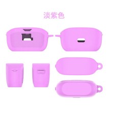 Silicone Protective Case Storage Case Hanging Bag For JBL Vibe Buds BT Earphone
