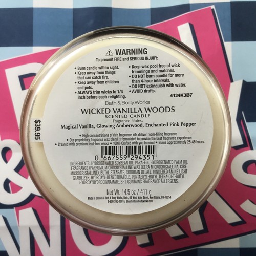 Bath And Body Works Halloween. Böse Vanillehölzer. Schlangendeckel. USA 🇺🇸Importiert. - Bild 2 von 4