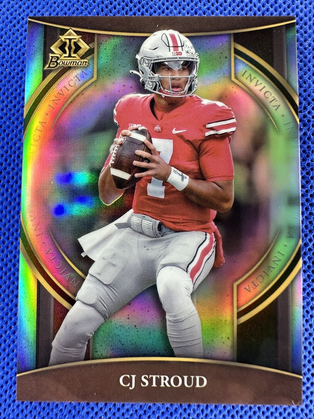 2022 #BI-2 CJ Stroud Bowman University Chrome Football Invicta