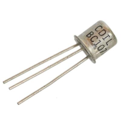 10x BC107B Transistor NPN 45V 100mA TO18 von CDIL