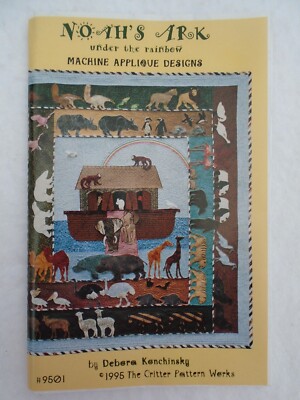 Noah's Ark Quilt Pattern by The Critter Pattern Works Fusible Appliqué