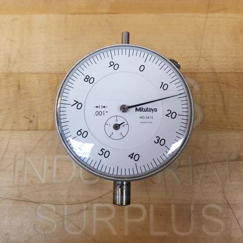 Mitutoyo 3412 Dial Indicator .001-.4" - USED