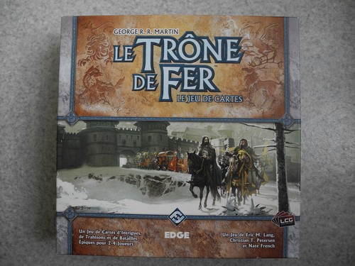 jeu cartes Le trône de fer jeu de société VF french board cards Game of