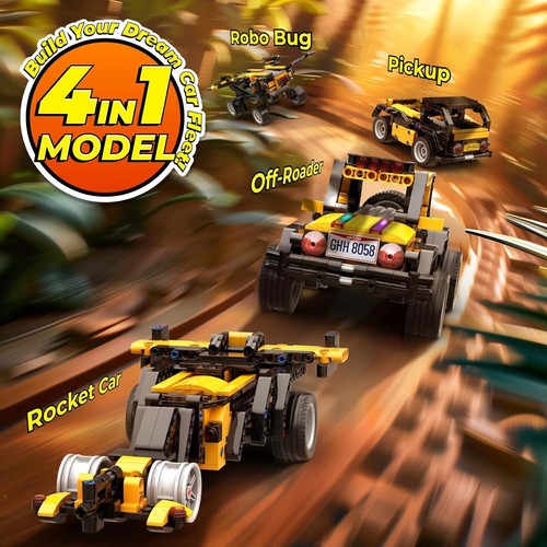 Robot R Smart Robot Building Kit, Programmable App RC off Roader Car with Coding - Picture 3 of 7