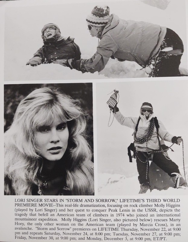 Original 8x10 Press Photo Lori Singer Marcia Cross STORM AND SORROW Lifetime