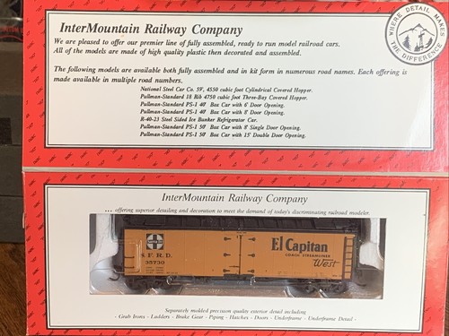 Coche refrigerador InterMountain HO Longs modelo exclusivo ATSF El Capitan #35730 | Zustand: Used