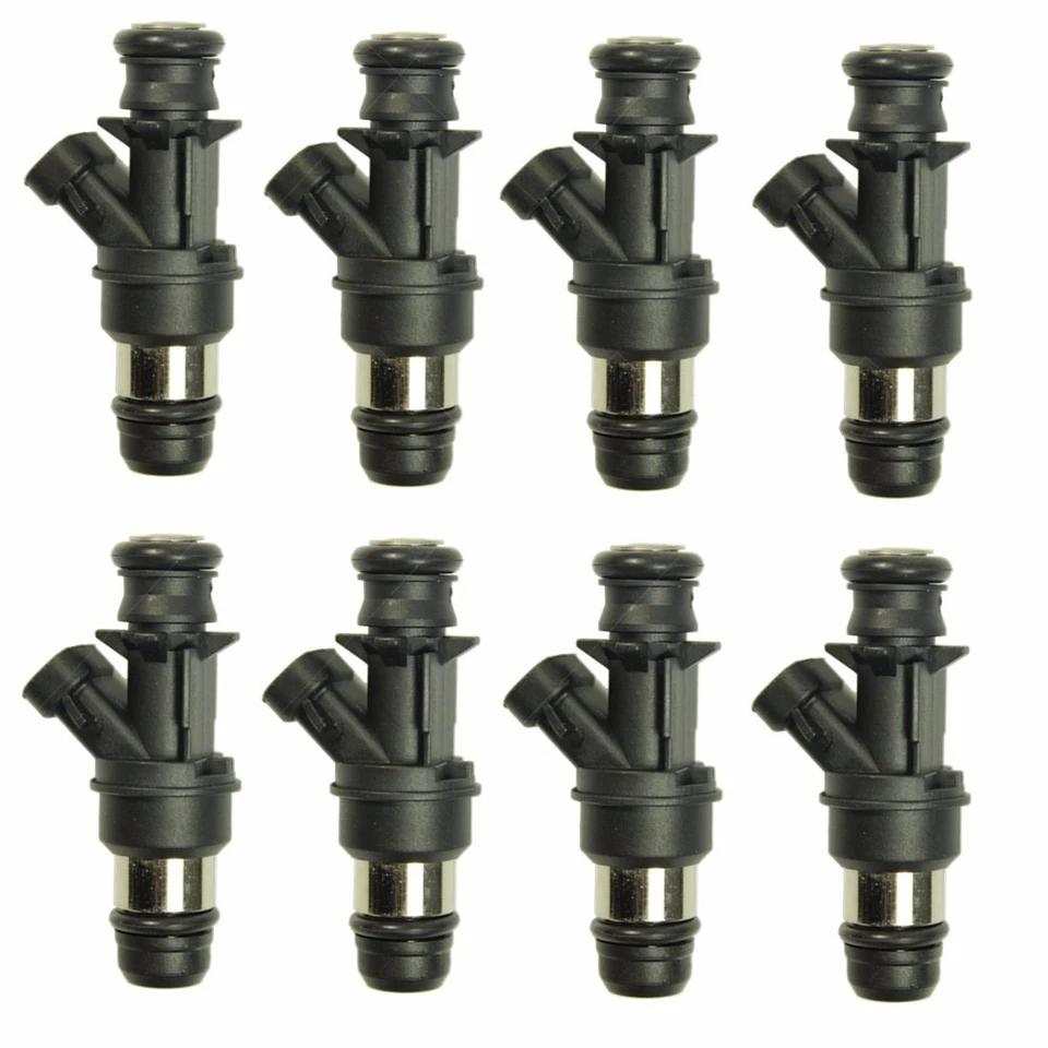 Set of 8 28lb Fuel Injectors for GMC Cadillac & Chevrolet 4.8L 5.3L 6.0L 01-07 - Image 4 of 4