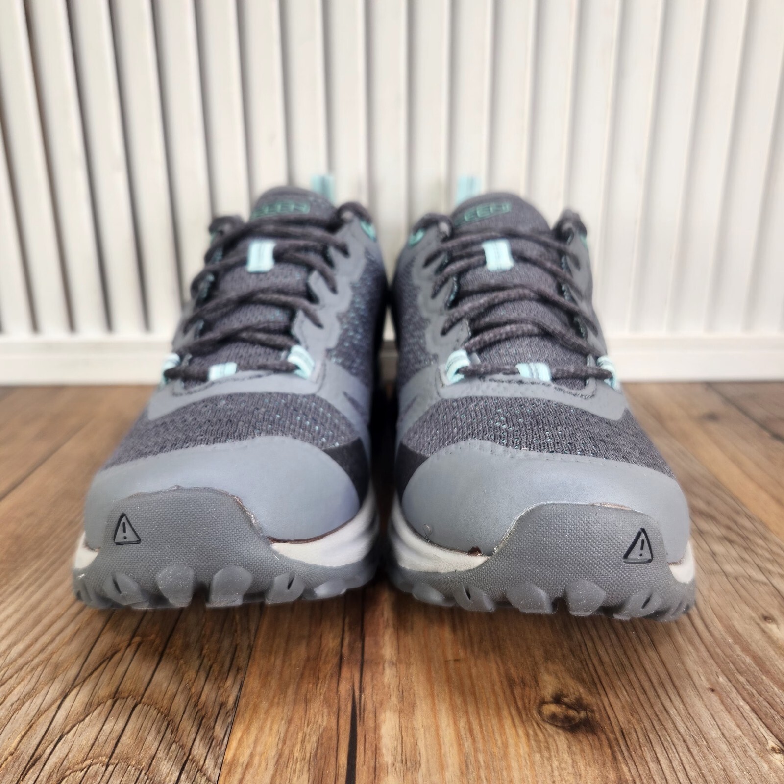 Scarpe da trekking KEEN Terradora II impermeabili donna taglia 6 acciaio grigio onda oceanica trail