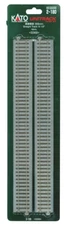 Kato #2-180 HO Scale 369mm (14 1/2") Straight UniTrack - Code 83 - 4 sections