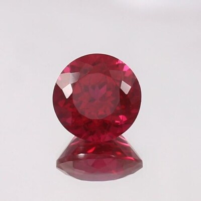 10x10 MM - Natürlich Makellos Taube Rote Mosambik Rubin Lose Rund Edelstein Cut