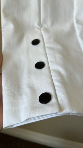 Rag & bone white snap front cropped pants - Picture 4 of 9