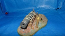 für  elastolin 7 cm  geschütz landsknechte resien holz diorama 