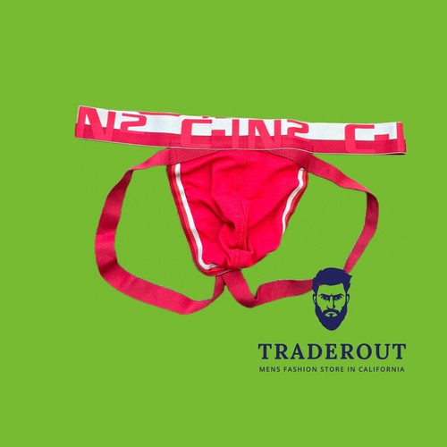 C-IN2 men Red Mesh Jock strap jockstraps underwear size XL - Picture 5 of 5