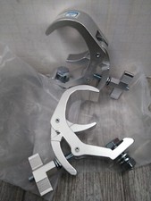  2-pcs Stage Light Clamps Hook Aluminum Alloy Truss O-clamp Heavy Duty 220lbs