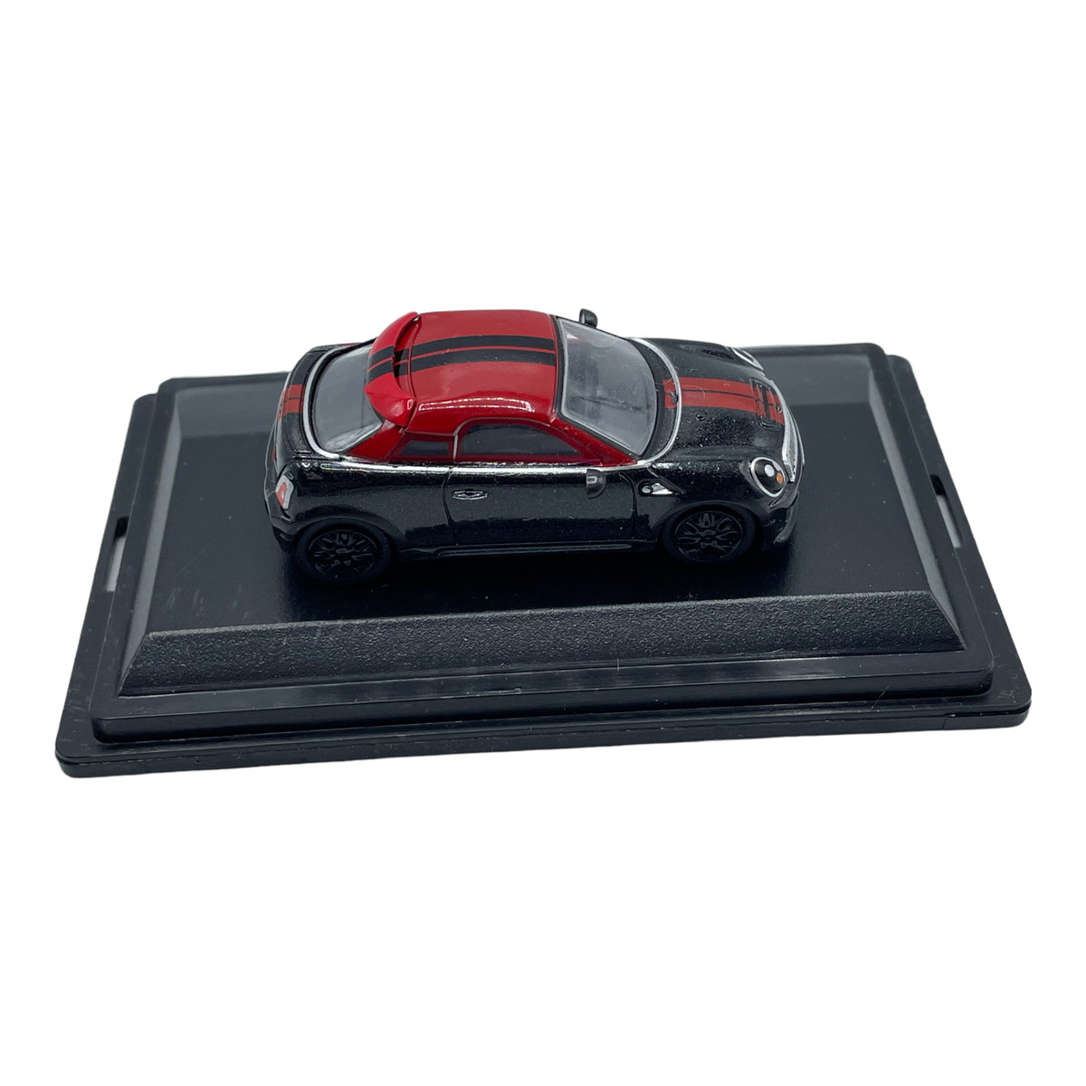 MINI Cooper S Coupe R58 Black with Chilli Red Roof Diecast