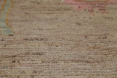 Vegetable Dye Oushak Turkish Hand-knotted Wool Rug for Living Room 7x10 ft - Picture 12 of 21