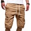 thumbnail 10 - Men Casual Shorts Gym Sports Short Pant Drawstring Multi Pocket Overall Srousers