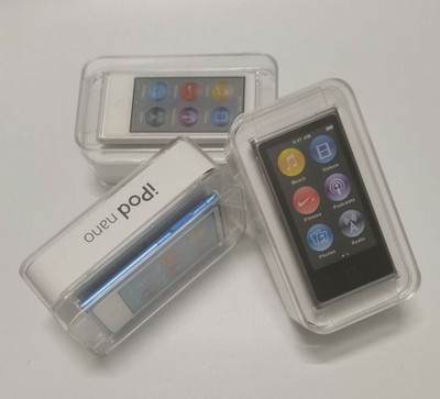 New Sealed Apple iPod Nano 7th Gen A1446 16GB All Colors Bluetooth