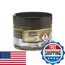 Pebeo Gilding Wax - Metallic Gilders Paste - Antiquing Wax For Furniture -