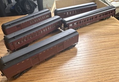 Bachmann Spectrum HO Scale Pennsylvania PRR Passenger Car Lot   5 Cars   Unboxed