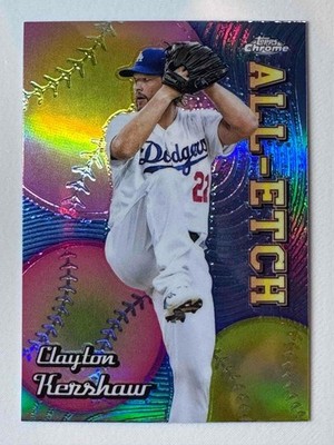 2024 Topps Chrome Baseball All-Etch #CAE-19 CLAYTON KERSHAW