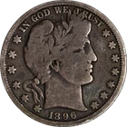 1896-O Barber Half Dollar