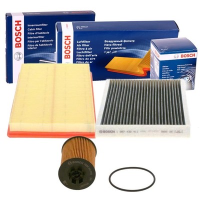 BOSCH POLLEN- LUFT- ÖL-FILTER PAKET passend für Opel Meriva A X03