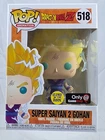 Funko Pop DRAGON BALL Z Super Saiyan 2 Gohan GITD #518 Protector NEW VAULTED GS