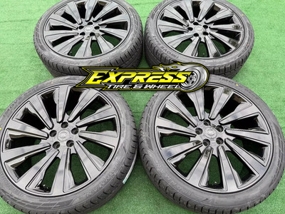 22'' NEW BODY RANGE ROVER SPORT HSE AUTOBIOGRAPHY GLOSS BLACK WHEELS RIMS TIRES